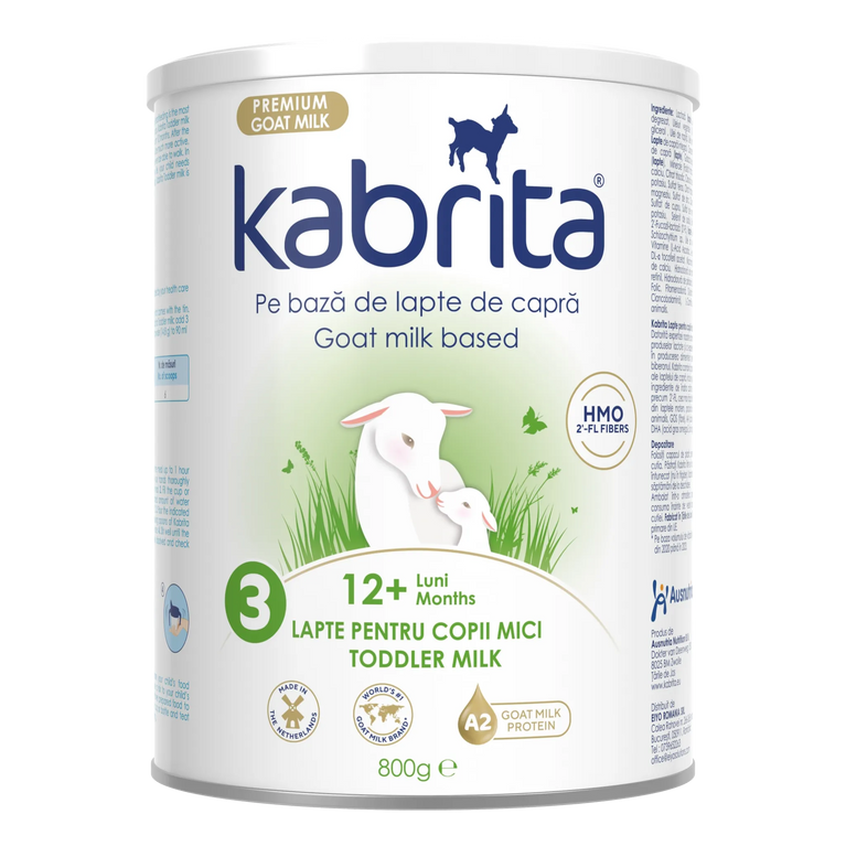 Kabrita 3 Lapte pentru copii mici pe bază de lapte de capră cu HMO, 800g